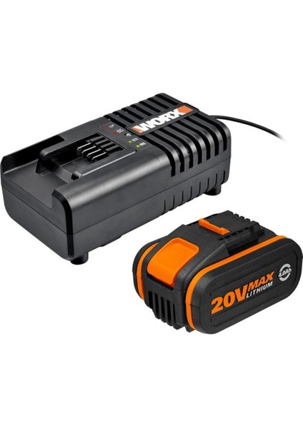 Worx WA3604 20VOLT 4.0AH Powershare Li-Ion Akü ve Akü Şarj Cihazı
