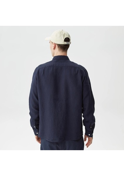 Slim Fit Keten Gömlek