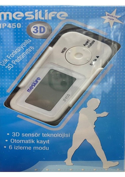 JP450 Çok Fonksiyonlu 3D Pedometre