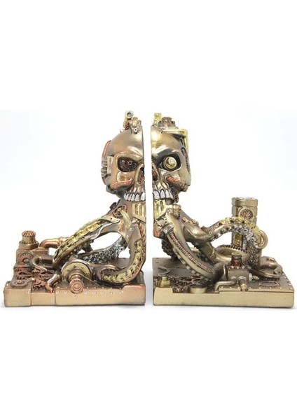 Steampunk Polyester Ahtapot Kitap Stoperi