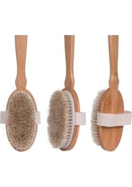 Organik Doğal At Kılı Banyo Fırçası