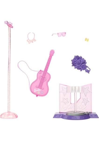 HRG43 Barbie 65. Yıl Deluxe Kariyer Bebekleri - Pop Yıldızı