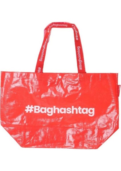 Baghashtag Kırmızı Kum Tutmaz Büyük Boy Plaj Çantası