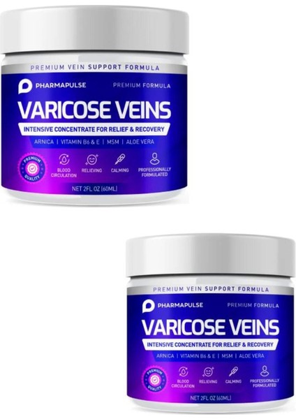 Maximum Strength Varicose Vein Var.is Bacak Bakım Masaj Kremi 100 ml x 2 Adet