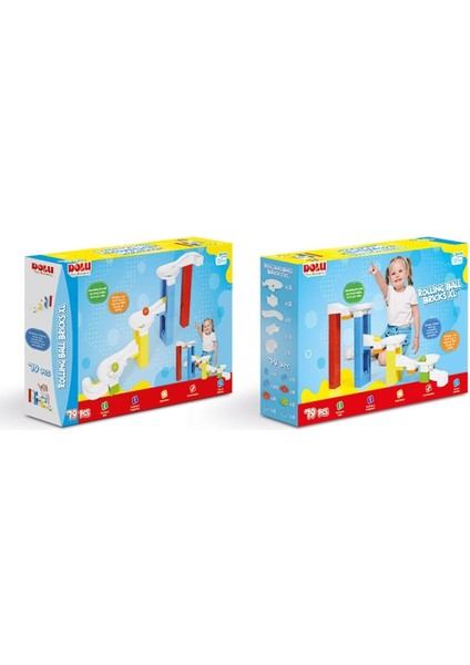 5164 Eğitici Top Yuvarlama Blokları Xl -Dolu Oyuncak