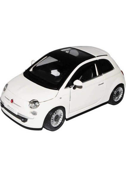 22106 Burago 1:24 Fiat 500 2007 Model Araba