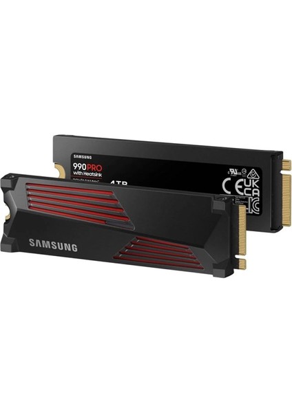 Samsung 4tb 990 Pro MZ-V9P4T0CW 7450-6900MB/S M2 Nvme Gen4 Disk Soğutuculu