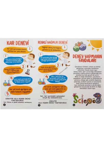 Renkli Kar ve Renkli Yağmurlar Bilim Seti fırsatları