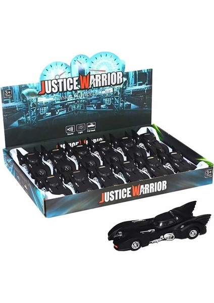 Çek Bırak Die Cast Metal Yarasa Araba