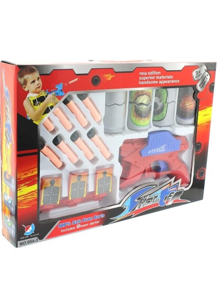 Shoter Hedefli Mermili Dart Tabancası