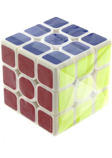Beyaz Zemin Üzeri Renkli Zeka Küpü 3X3X3-5,5 cm