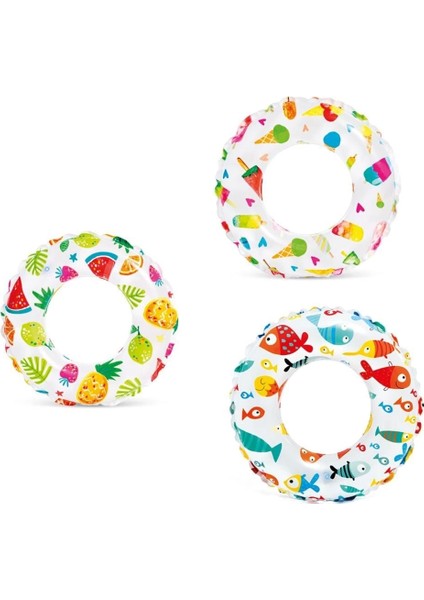 Intex Baskılı Simit 61 cm (6-10 Yaş) 1 Adet Fiyatıdır