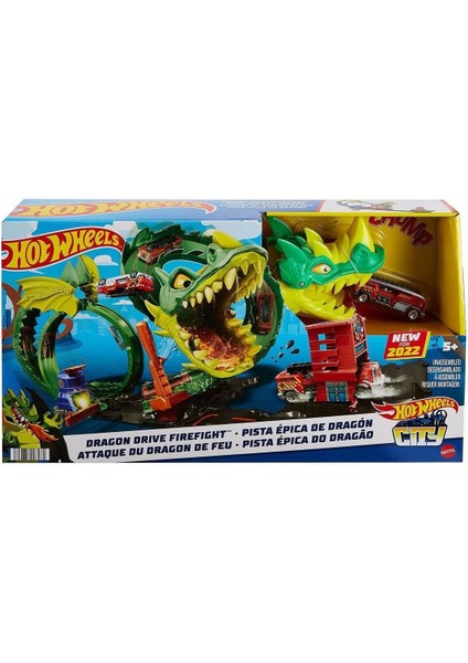 HDP03 Hot Wheels Ejderha ile Müdacele Pisti