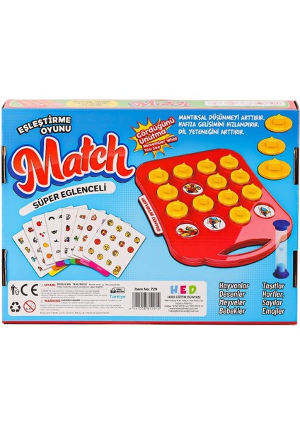 729 Match Eşleştirme Oyunu -Hobi Oyuncak