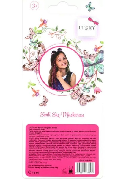 Lukky Saç Maskarası Neon Pembe