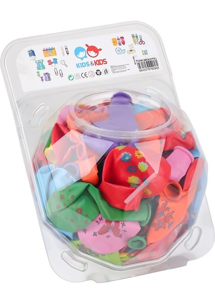 STR-133 Renkli Baskılı Balon 100LÜ