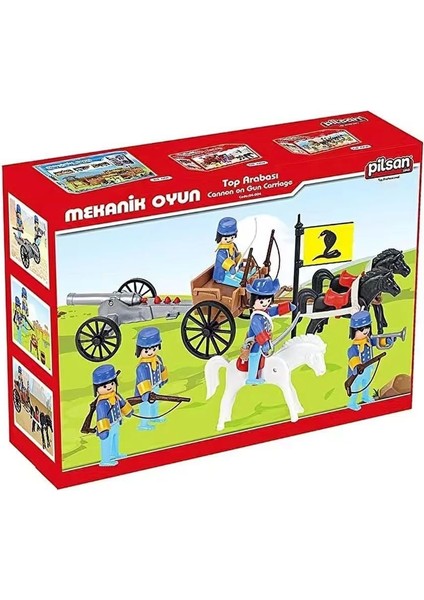 04 004 Mini Mekanik Seri 4 Top Arabası -Pilsan Oyuncak