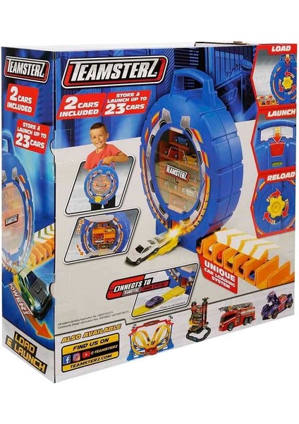 Teamsterz Araç Fırlatıcı Tekerlek Garaj Seti