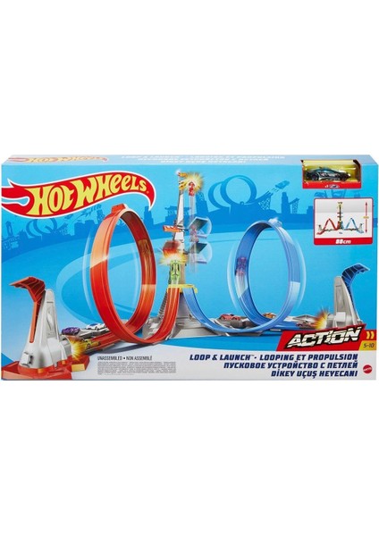 GRW39 Hot Wheels Dikey Uçuş Heyecan Yarış Seti