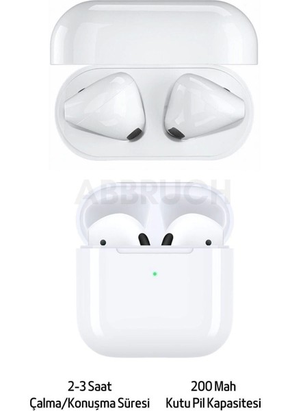 Pro 5 Ios Android Uyumlu Bluetooth Kulaklık Bluetooth Dokunmatik Mikrofonlu
