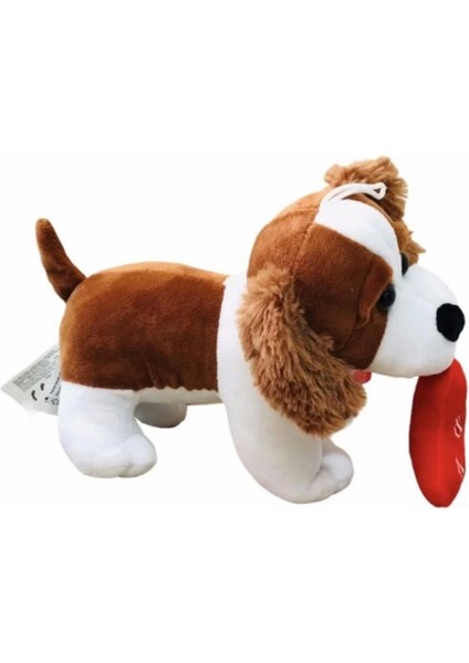 62876 Peluş 20 cm Kalpli Köpek