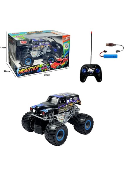 JY-1003 Uzaktan Kumandalı Full Fonksiyon Şarjlı Monster Jeep