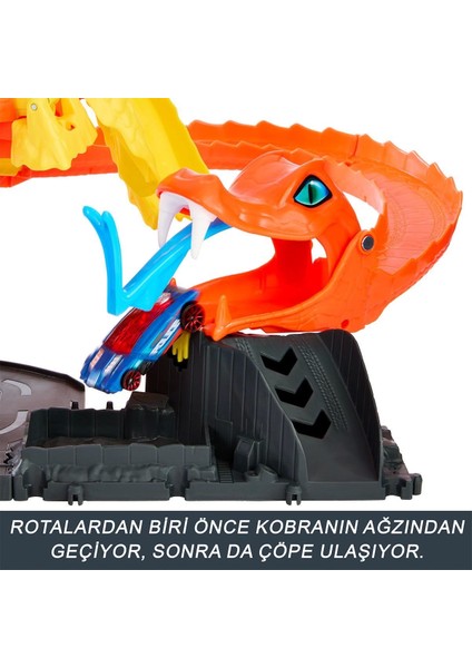 HTN81 Hot Wheels Pizza Dükkanında Kobra Macerası Oyun Seti