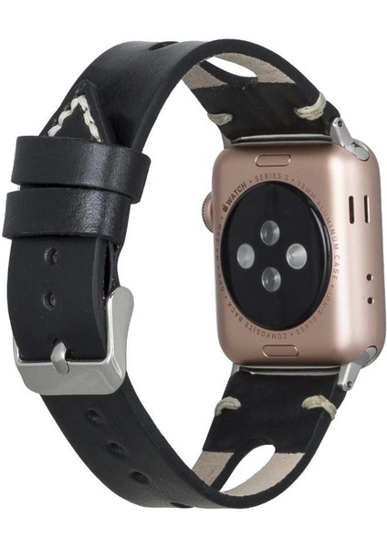 Apple Watch Uyumlu Deri Kordon 42-44-45MM 42BA2 Rst1