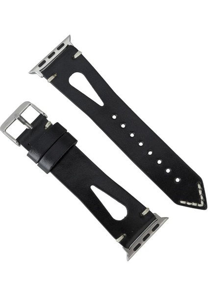 Apple Watch Uyumlu Deri Kordon 42-44-45MM 42BA2 Rst1