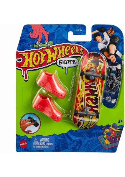 HGT46 Hot Wheels Skate Parmak Kaykay ve Ayakkabı Paketleri