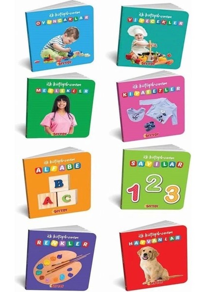 2090 Dıytoy, Ilk Kütüphanem-Ilk Sözcükler 8'li Mini Kitap Seti fiyatları