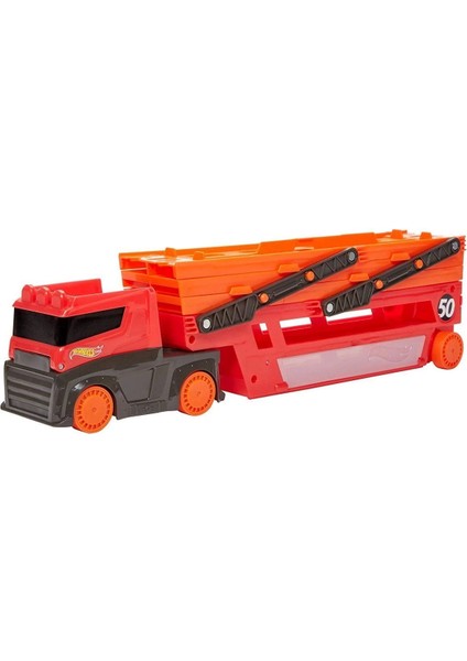 GHR48 Hot Wheels Mega Tır (Kırmızı-Turuncu)