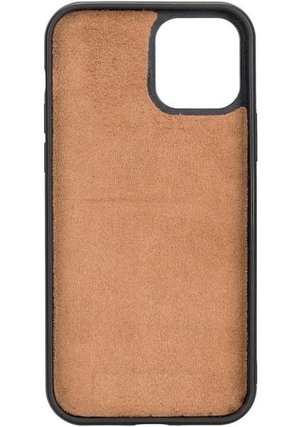 Apple iPhone 12 Uyumlu Deri Cüzdanlı Kılıf G19 Taba