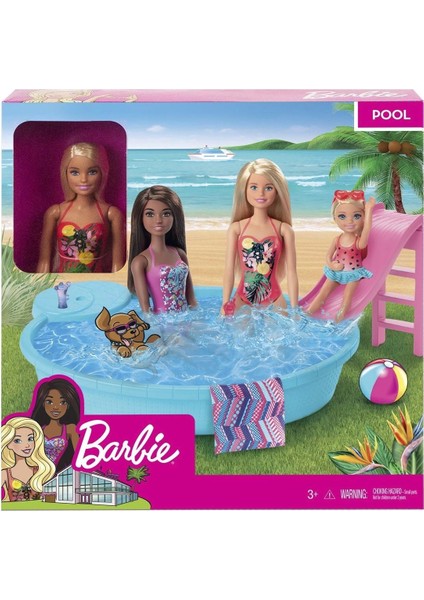 GHL91 Barbie® ve Eğlenceli Havuzu