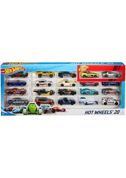 H7045 Hot Wheels 20'li Araba Seti-Karışık Asorti fiyatları