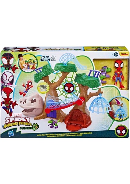 F9477 Spidey ve Inanılmaz Arkadaşları - Dino Webs Ağaç Evi Set