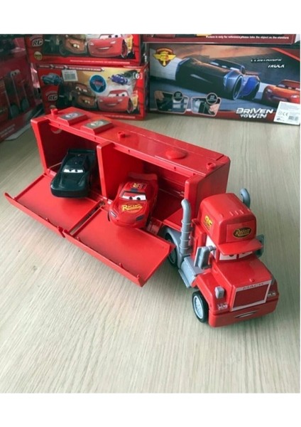 Cars Şimşek Mcqueen Oyuncak Mc Tır Kapakları Açılabilen 2 Arabalı Sn 1022995