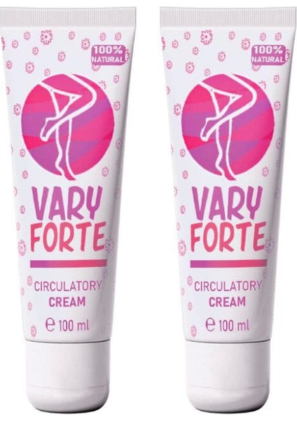 Varyforte Bacaklarınızdaki Varislerinize Karşı Bakım Kremi Tüp 100 ml x 2 Adet