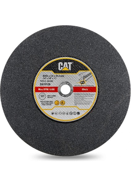 Cat DA10126 350MM Universal Metal Profil Kesme Taşı