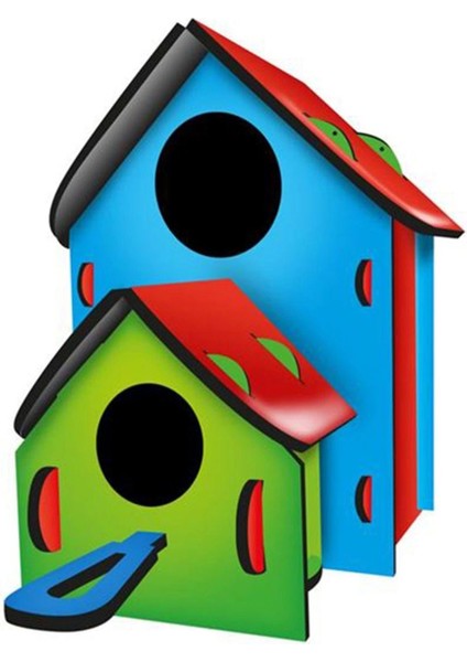 5269 Kumtoys Kuş Evi 3lü