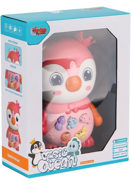 JLG-855-115A Işıklı ve Müzikli Penguen Pianosu -Vardem Oyuncak fiyatları