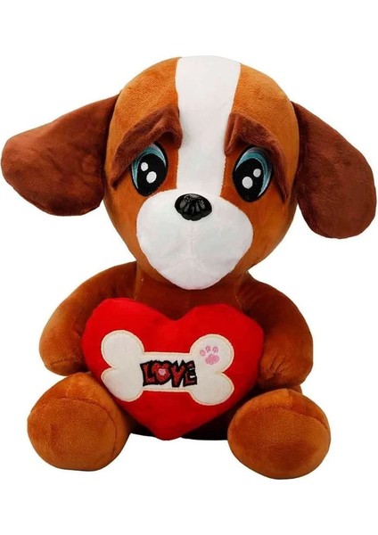Kalpli Köpek Peluş Oyuncak 30 cm