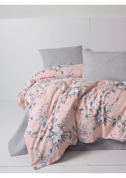 Cotton Box Flanel Nevresim Takımı Çift Kişilik Petit Pudra