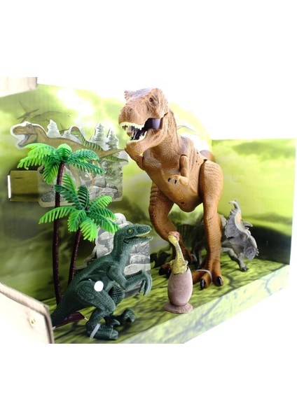 4lü Sesli Dinozor Oyun Seti