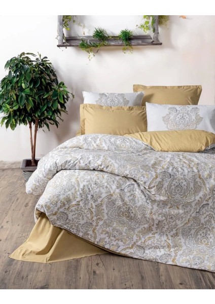 Cotton Box Bohem Nevresim Takımı Çift Kişilik Najva Hardal