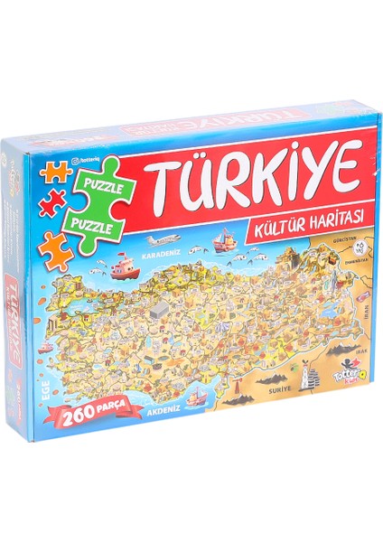 7213 Türkiye Kültür Haritası Puzzle -Totteriq