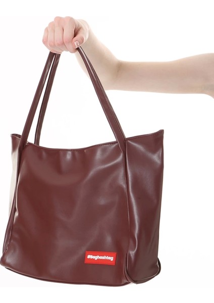 Baghashtag Bordo Soft Deri Fermuarlı Çanta modelleri