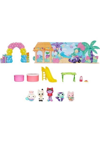 6069141 Gabbys Dollhouse Hayal Evi Pandi Patinin Doğum Günü Seti