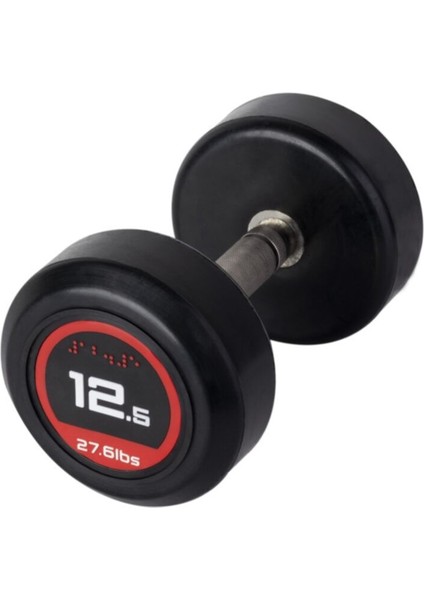 Dambıl Seti 12,5 kg Olimpik Dambıl (Kauçuk Kaplı) - 1 Adet Döküm 12,5 kg Siyah 12,5 kg