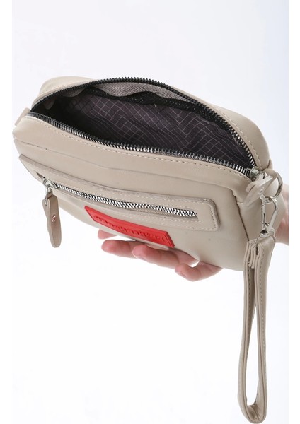 Baghashtag Koyu Krem Minik Unisex 3 Gözlü Deri Çanta fiyatları